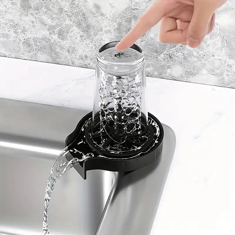 PiaDuchy - Bocal com jato para limpeza de copos